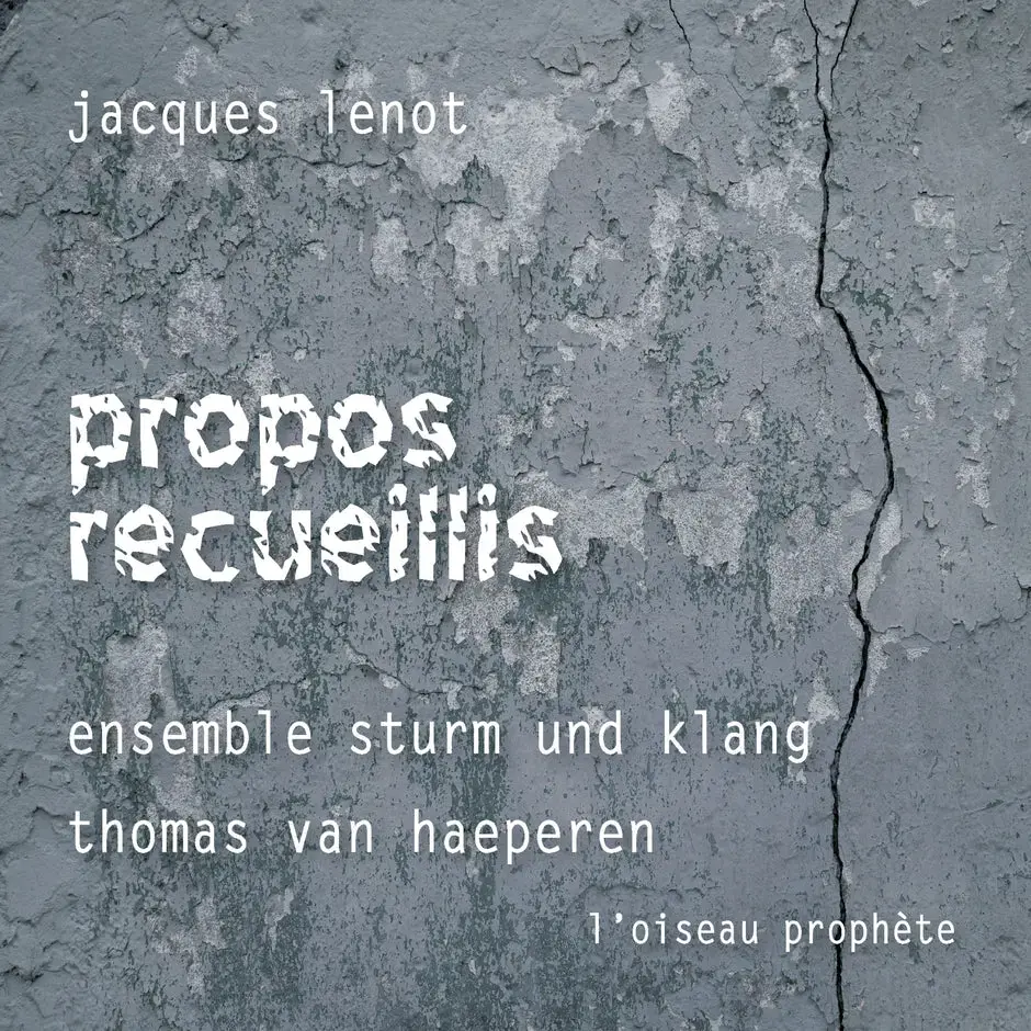 Propos recueillis jacques lenot